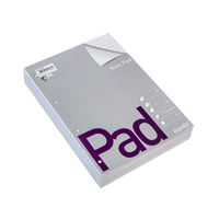 Bantex standardblok A4 TOPLIMET - linieret - med huller - 100 blade